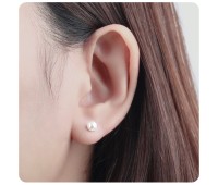 Stud Earring Plain Pearl STP-11